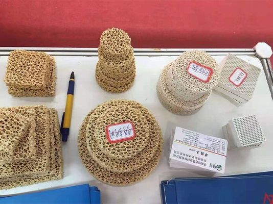 Dauerhafte Sicilian Keramik Schaumfilter für das Gießen von porösen Schaum Keramik Gießerei Filter