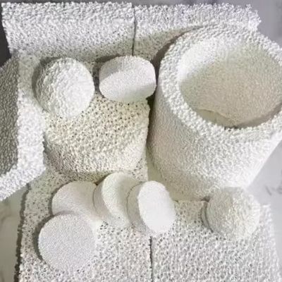 Individuelle Designs Aluminiumschaum-Keramikfilterplatte Gießung Keramik-Schaumfilterblock