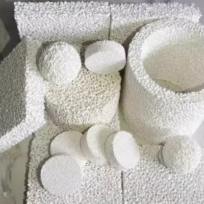 Aluminium-Keramik-Schaumfilterplatte mit Gasket Toleranz 0,01 mm Verarbeitungsservice Schneiden