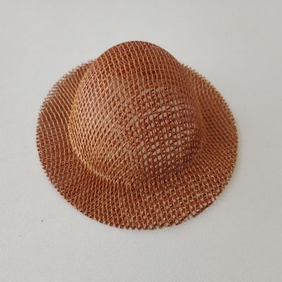 Haltbarkeit Kappe und Schüssel Messing Filter Drahtnetz für feuerfeste Faserfilter