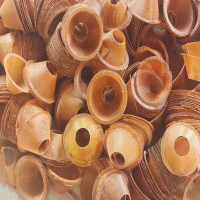 Maschenfilterkappe Glasfaser Filtermaschen für geschmolzenes Aluminium Flüssigkeitsfilter aus dem Gießen