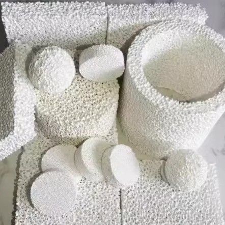 Individuelle Designs Aluminiumschaum-Keramikfilterplatte Gießung Keramik-Schaumfilterblock