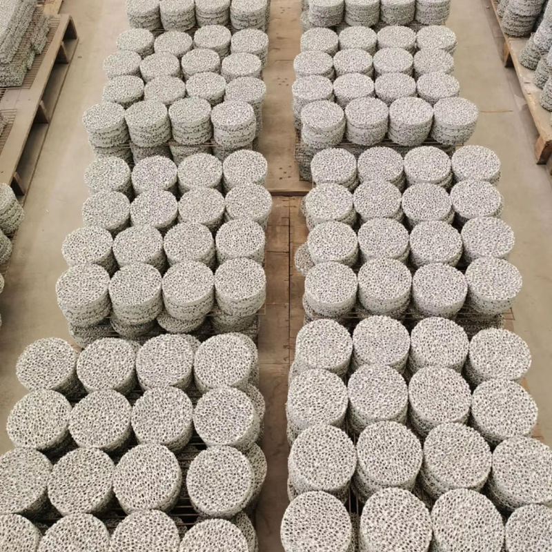 PLP-Keramik-Schaumfilter mit 10 ppi bis 80 ppi Porös-Schaumkeramik mit Aluminiumschaum