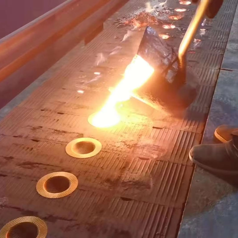 Feuerfeste Faserfilterschirm Metallschmelzfilterblatt für Flüssigkeitsfiltration